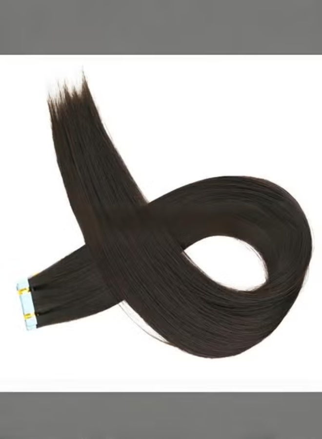 10-Piece Long Straight Natural Hair ExtensionWig Set  , Braided hairpiece set, 60cm - Image 2